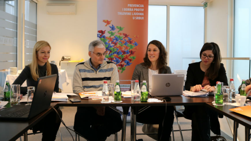 Partners and beneficiaries of anti-trafficking action meet in Belgrade