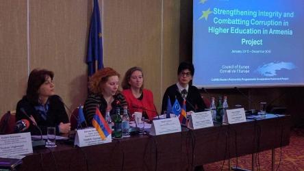 Conference on combating corruption in higher education in Armenia
