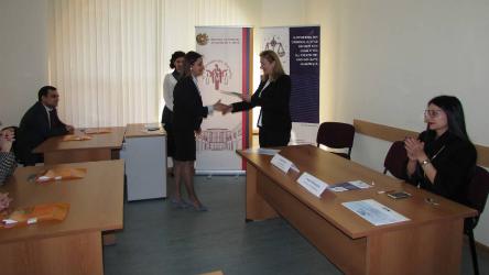 Graduation of the ‘Admissibility of Evidence in Criminal Proceedings’ course in Armenia