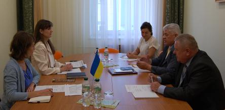 Meeting of the representatives of the EU/CoE joint Project “Consolidation of Justice Sector Policy Development in Ukraine” with Deputies Rector of the National School of Judges