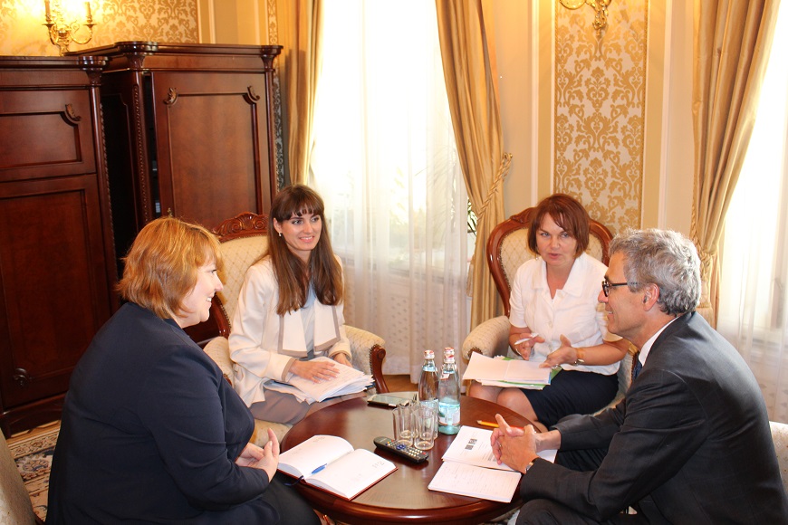 Representatives of the EU/CoE Joint Project “Consolidation of Justice Sector Policy Development in Ukraine” held a meeting with the Head of the Council of Judges of Ukraine