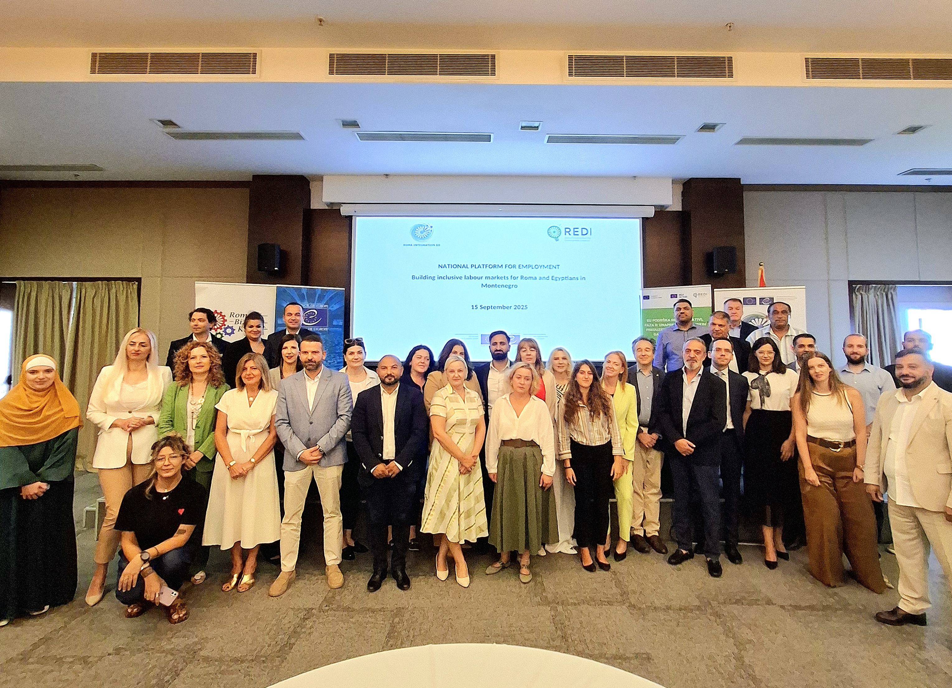 National Platform on employment opportunities for Roma and Egyptians held in Podgorica