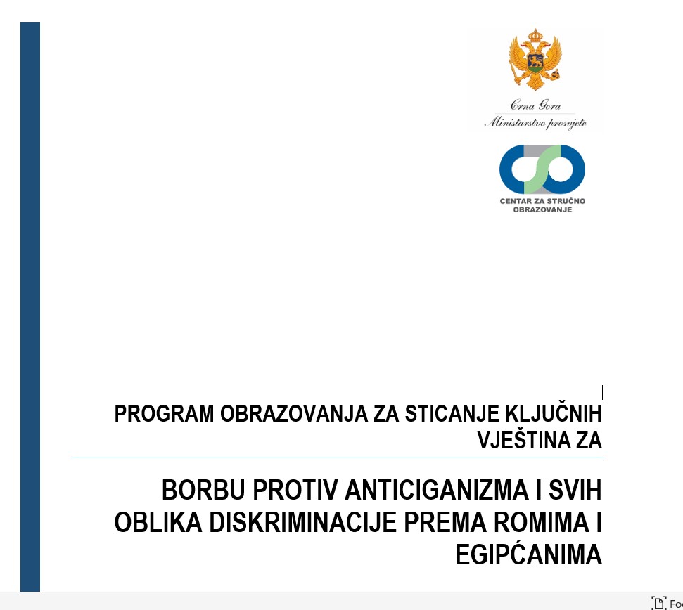 Accreditation of the Training Programme on Combating Antigypsyism for Public Servants in Montenegro