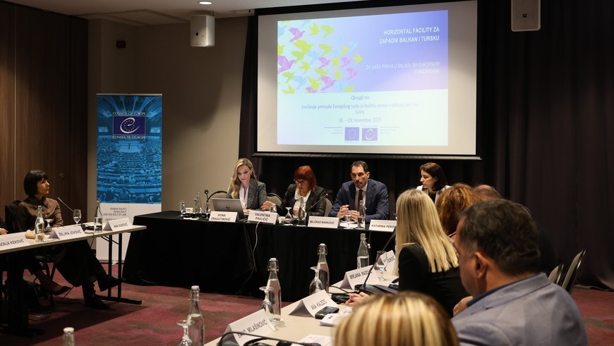 Montenegro improves its practice in implementing decisions of the European Court