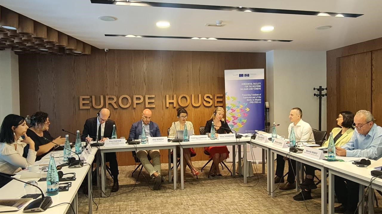 Albanian institutions commit to bring forward protection of freedom of expression and the media, in line with European standards