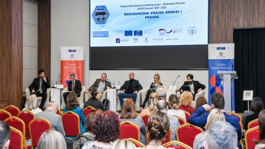 Judges of the Administrative Court of Montenegro benefiting from the 2023 Kopaonik Law School