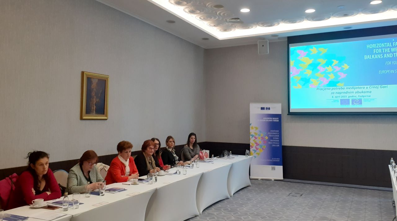 Supporting alternative dispute resolution in Montenegro: The first assessment of the existing capacity building programmes for judges and mediators held in Podgorica