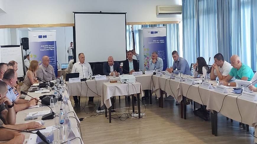 Visit by Police Director to police cascade training under the action “Enhancing human rights protection for detained and sentenced person in Montenegro”