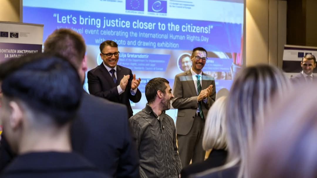 International Human Rights Day: Visual art exhibition and panel discussion on equal access to justice held in Skopje