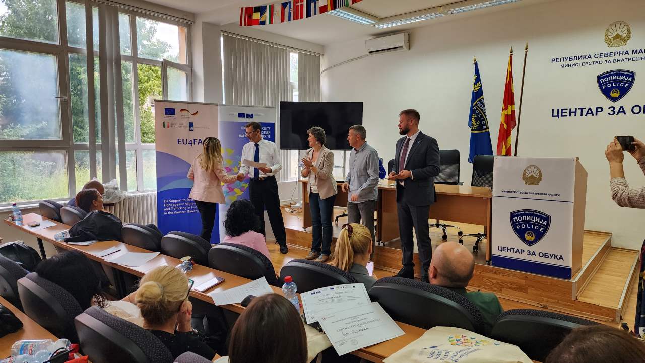 Simulation-Based Training on Human Trafficking Pioneered in North Macedonia