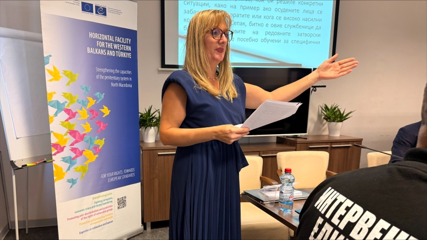 Prison Police Intervention Teams in North Macedonia enhance capacities on human rights safeguards and accountability