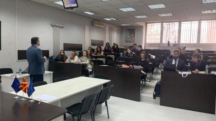 Студенти по право во Северна Македонија ги зголемија нивните познавања за бесплатна правна помош во кривични постапки