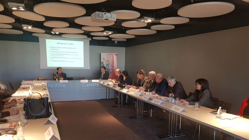 Montenegrin prosecutors trained on ethics and prevention of conflict of interest