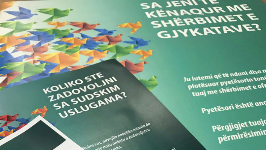 Launch of court users’ satisfaction surveys in Kosovo*