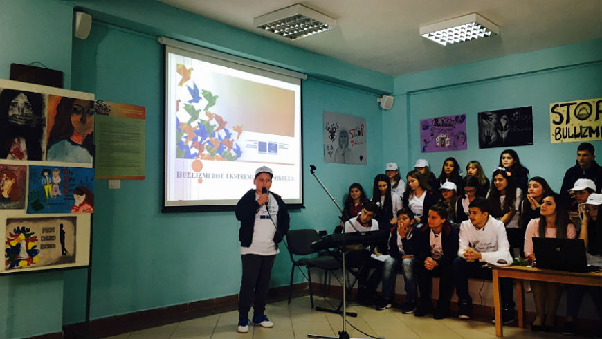 Anti-Bullying Open Day in pilot school Fan Noli