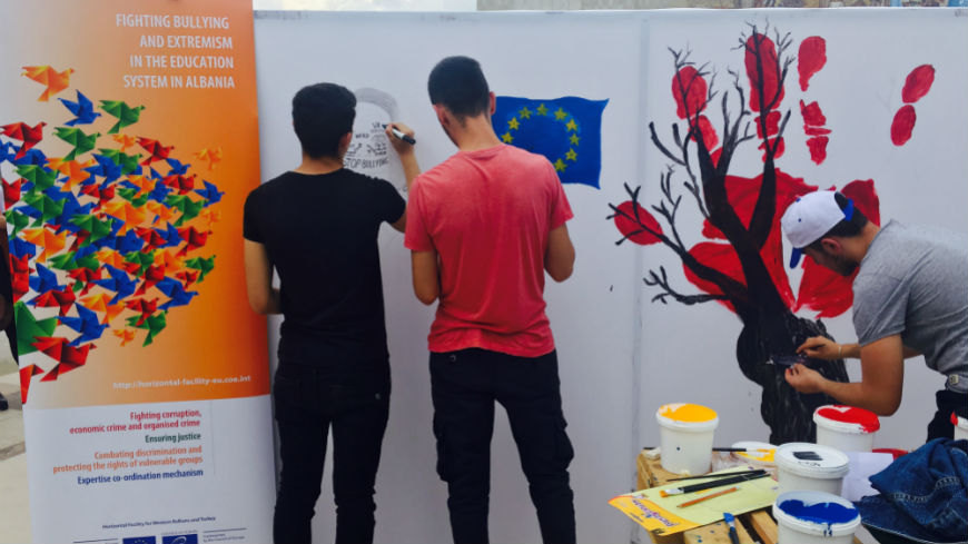 Art and awareness raising as part of Europe Day celebrations in Albania