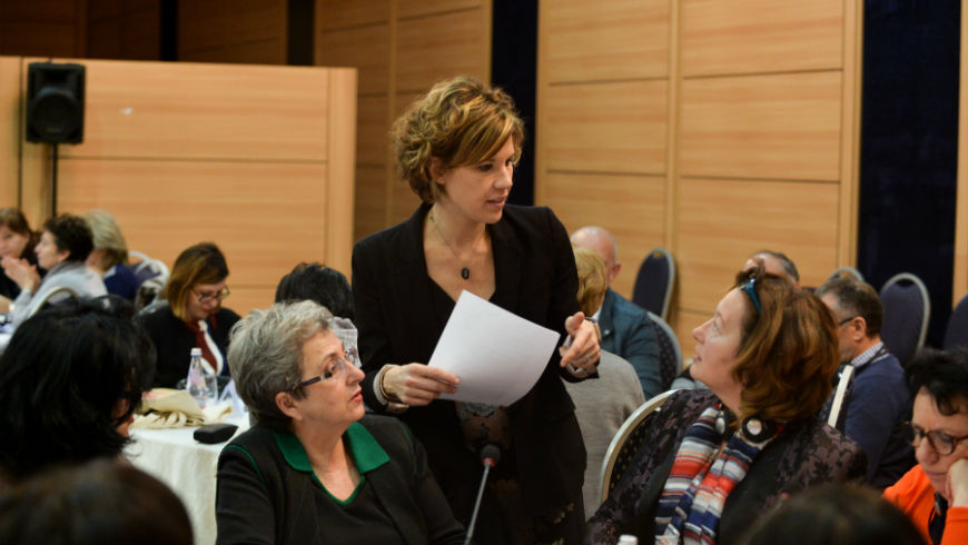 Staff of the Albanian Central Election Commission, financial experts and auditors trained on using audit report template