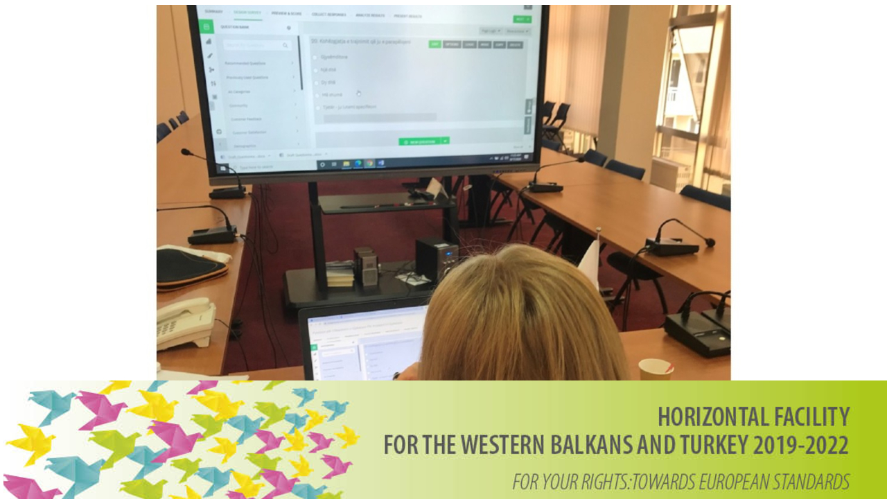 Подршка Академији правде Косова* у процесу побољшања ефикасности суда кроз прво онлајн истраживање