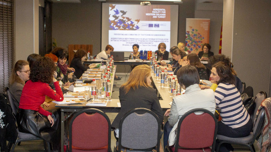 A pilot training for education professionals on detecting and preliminary identifying child victims of trafficking