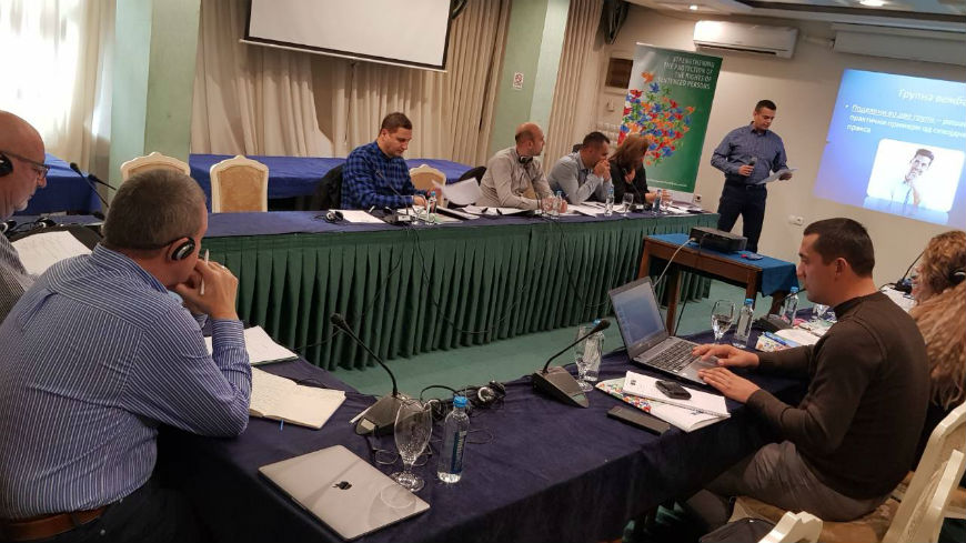 Training of trainers for selected prison staff on inter-prisoner violence