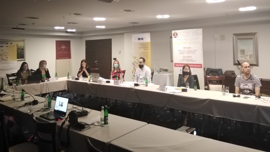 Multidisciplinary seminar on the protection of the right to privacy and the protection of freedom of expression