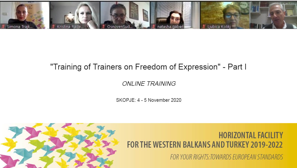 Проширена листата на обучувачи за слобода на изразување од Северна Македонија