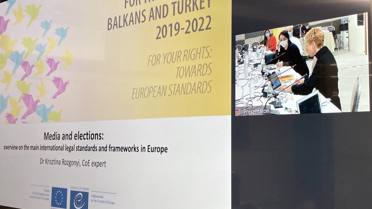 Raising capacities of the Independent Media Commission on monitoring municipal electoral campaigns in audiovisual media