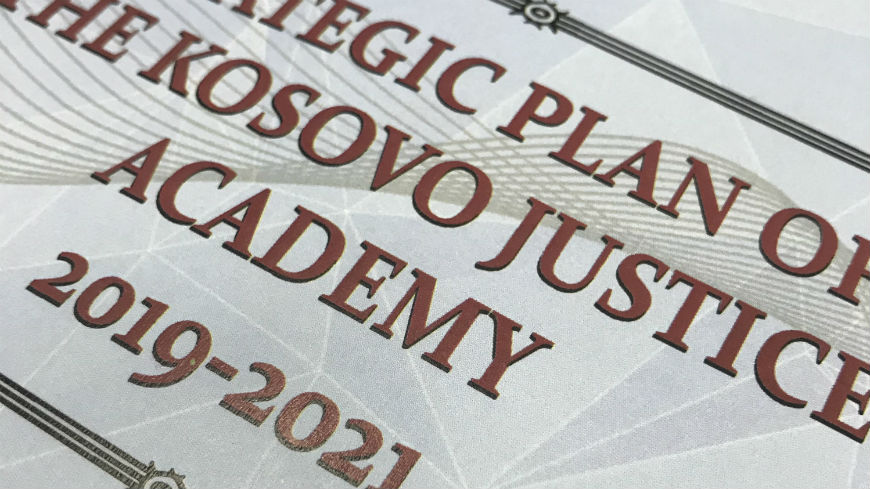 Improving the training curricula of the Justice Academy in Kosovo*