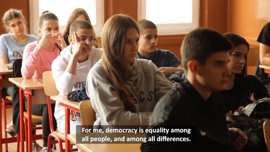Marking Human Rights Day in schools in Serbia
