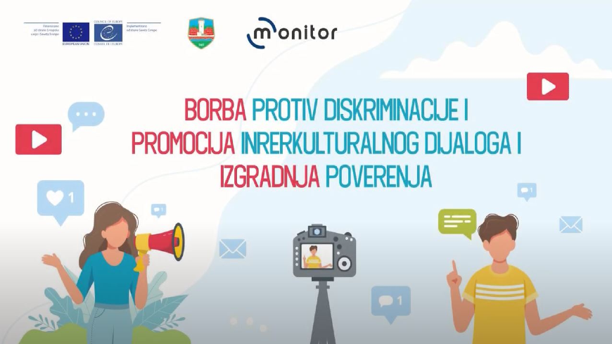 Association “Monitor” from Novi Pazar published ten video tutorials about the fight against discrimination and hate speech