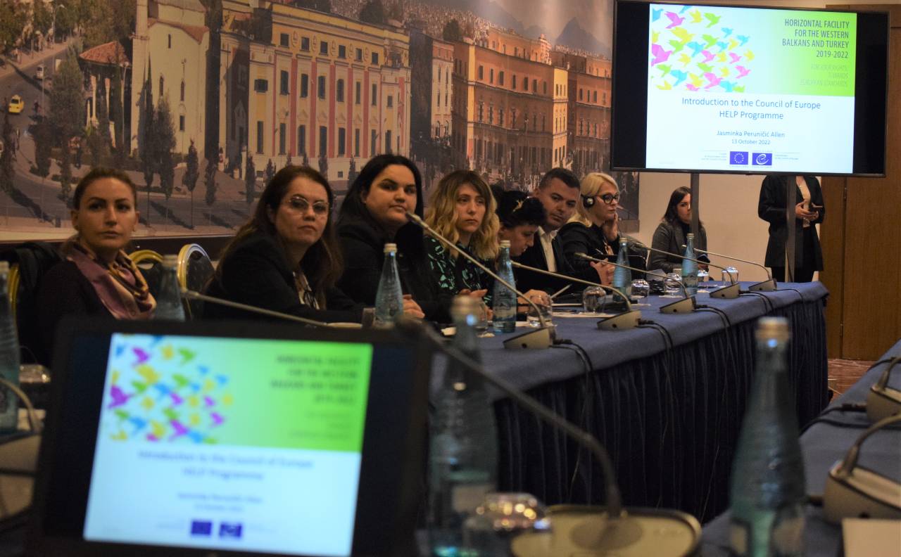 Two HELP courses launched for the judges, prosecutors and lawyers in Albania