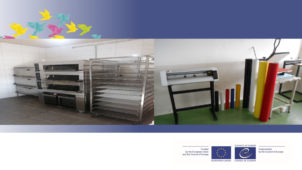 Донирана опрема за работна терапија и стручна обука во  4 казнео-поправни системи на Западен Балкан