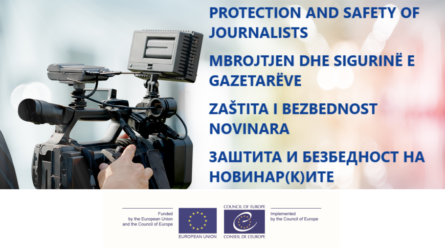 Online course on Protection and Safety of Journalists available in Western Balkans languages