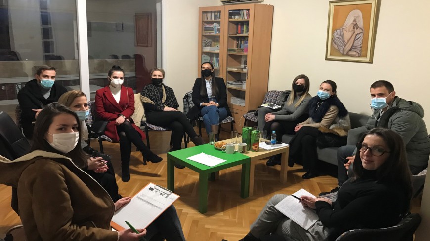 Law students in Montenegro participated in the workshop on the phenomenon of domestic violence