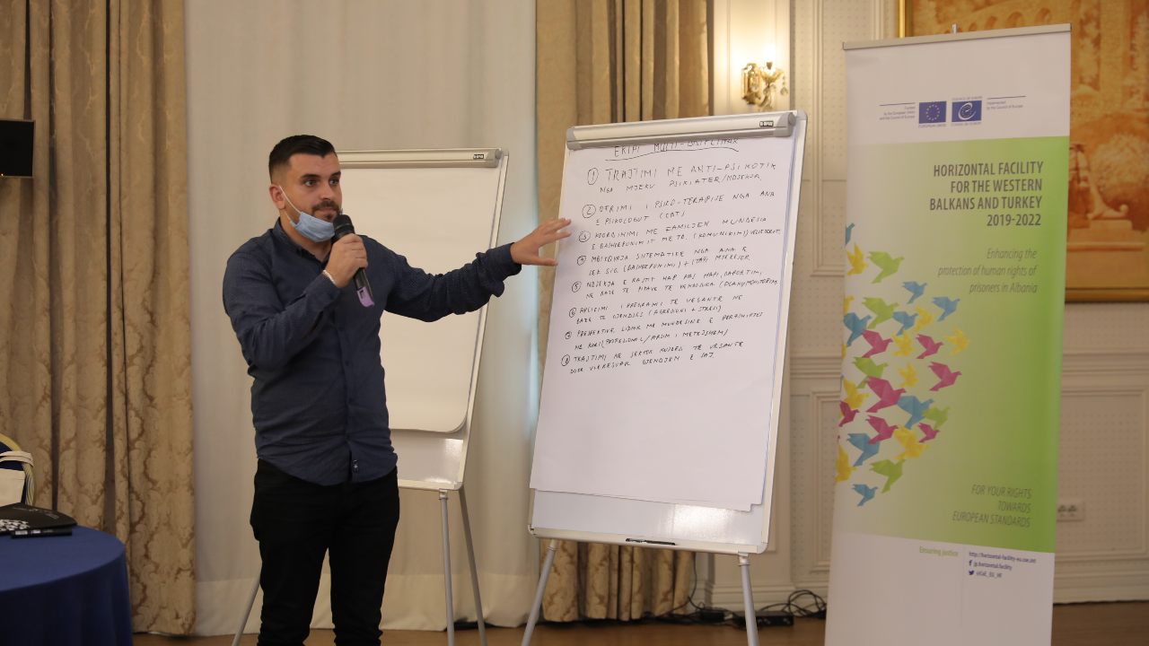 Albanian prison professionals increase their knowledge on Council of Europe standards on mental health disorders and suicide/harm prevention