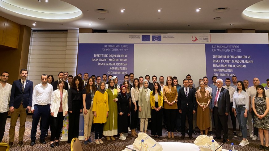 The training on the deliverance of residency permits to the victims of human trafficking provided to Presidency of Migration Management in Türkiye