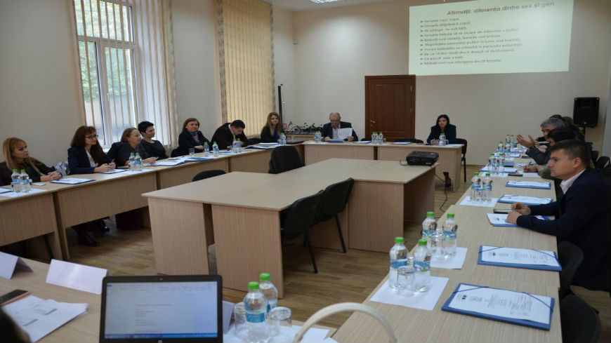 Judges and prosecutors discuss women’s access to justice and women’s rights at the National Institute of Justice of the Republic of Moldova