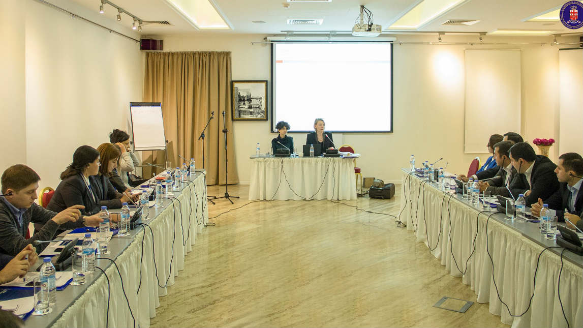 Georgian law enforcement officers examine corporate criminal liability