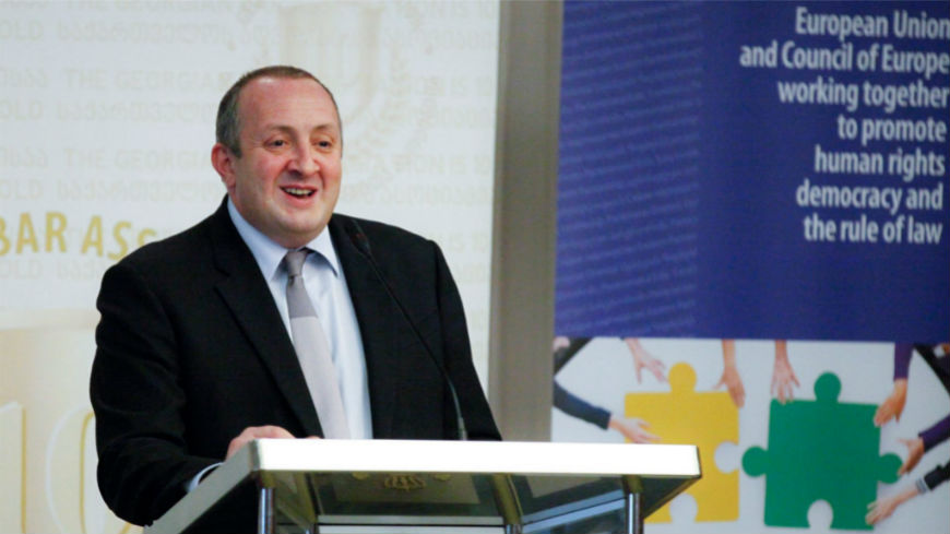 The President of Georgia, Giorgi Margvelashvili