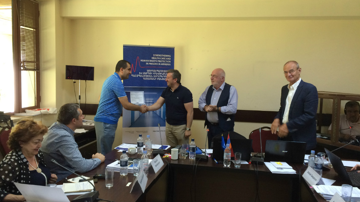 Training of trainers on prison healthcare in Armenia