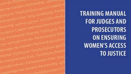 New tool for training judges and prosecutors on gender equality and women’s access to justice