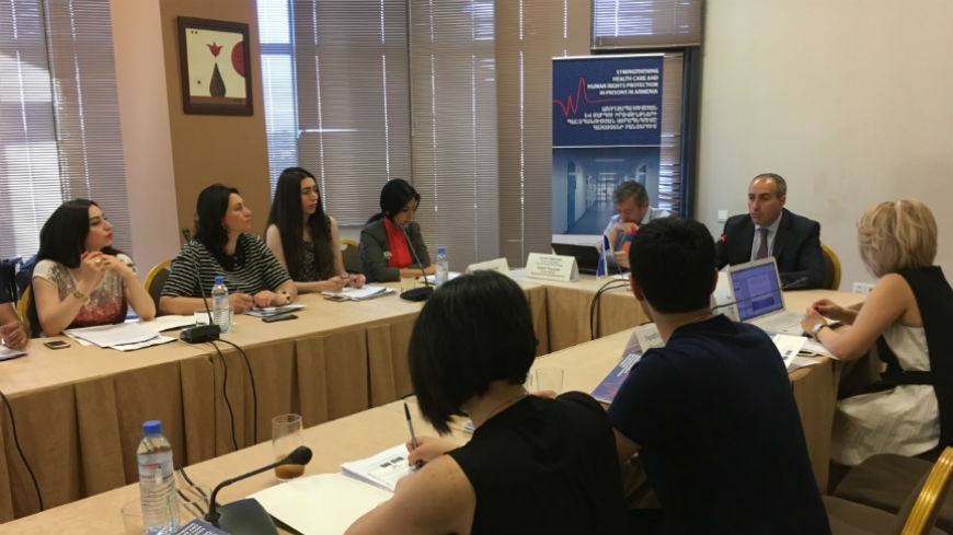 Roundtable on prison healthcare legislation in Armenia