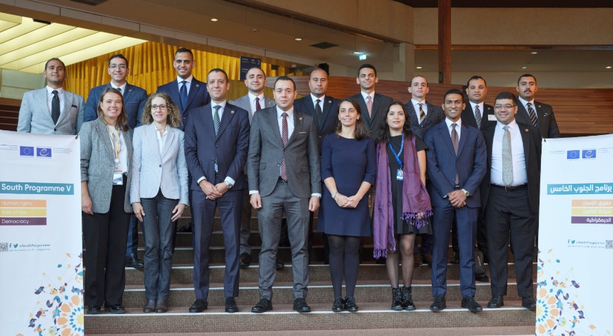 Des procureurs égyptiens en visite au Conseil de l’Europe et à la Cour européenne des droits de l’homme