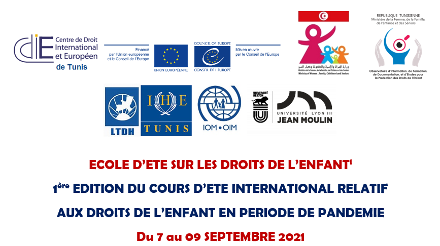 The Council of Europe takes part in the first Tunisian edition of the international summer school on the rights of the child in the period of the Covid-19 pandemic