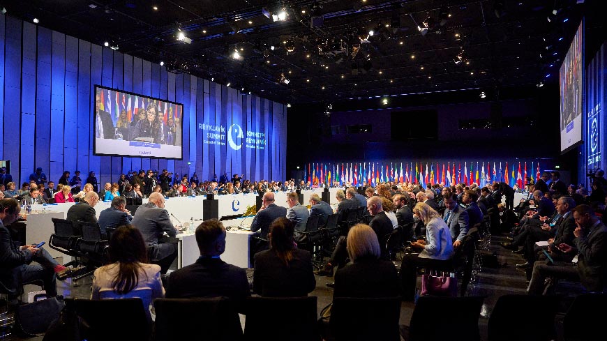 Participants at the 4th Summit of Heads of State and Government of the Council of Europe.