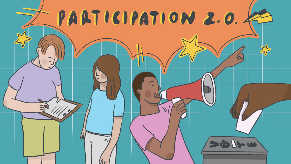 Cover illustration: Youth participation 2.0: new guidelines to move for