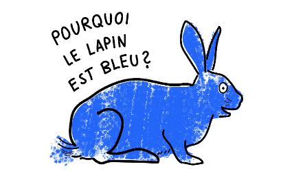 Marker: Pourquoi le lapin est bleu?