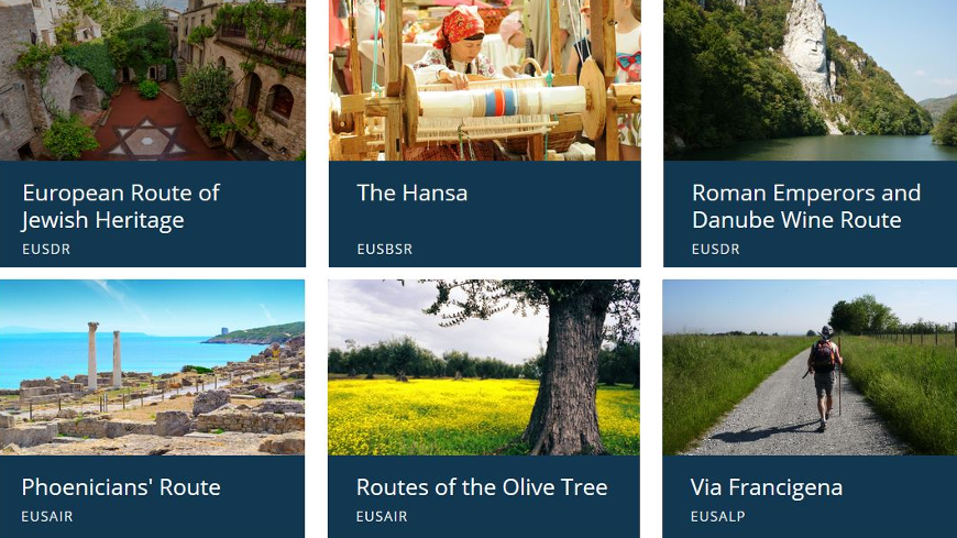 Six Cultural Routes awarded the Routes4U  Grant