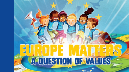 A fun educational game: “Europe Matters – A Question of Values”