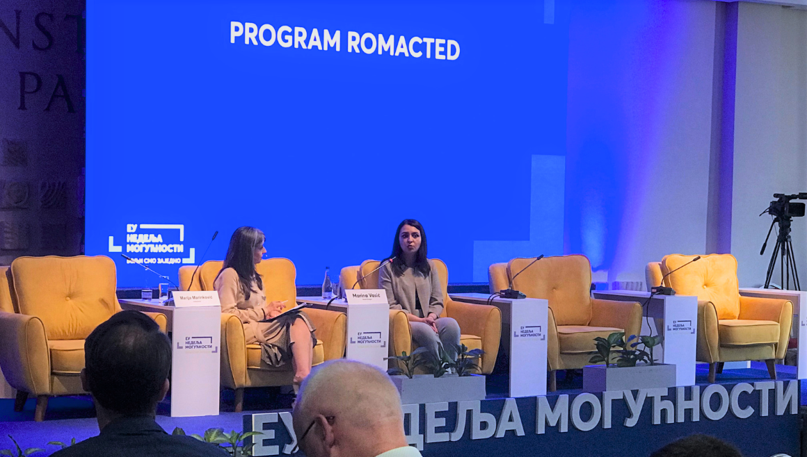 ROMACTED Approach presented at the EU Opportunity week in Serbia